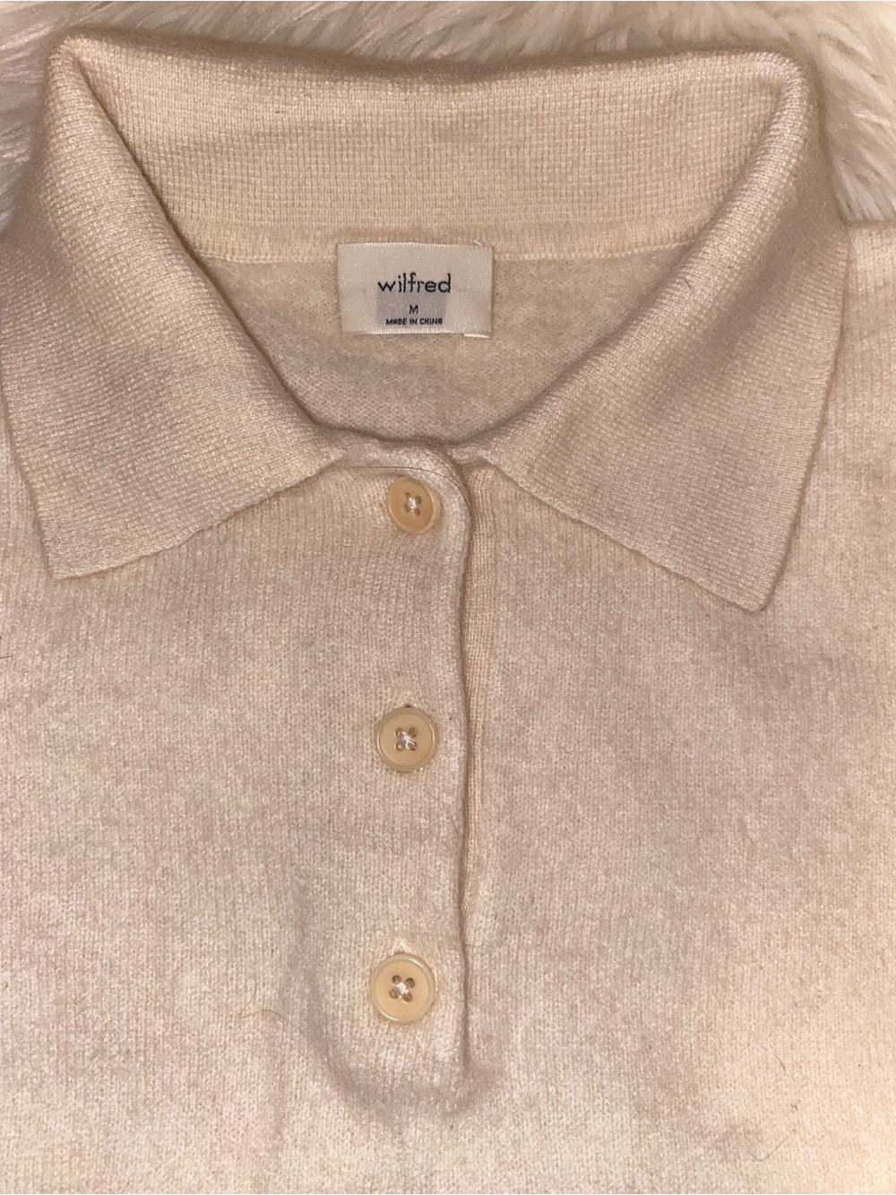 Womens Wilfred Liteluxe Cashmere Florence Sweater Aritizia - Size Medium
